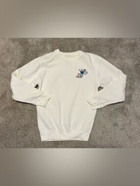 Women’s XS Roller Rabbit Charleston Edition White Crewneck Sweater